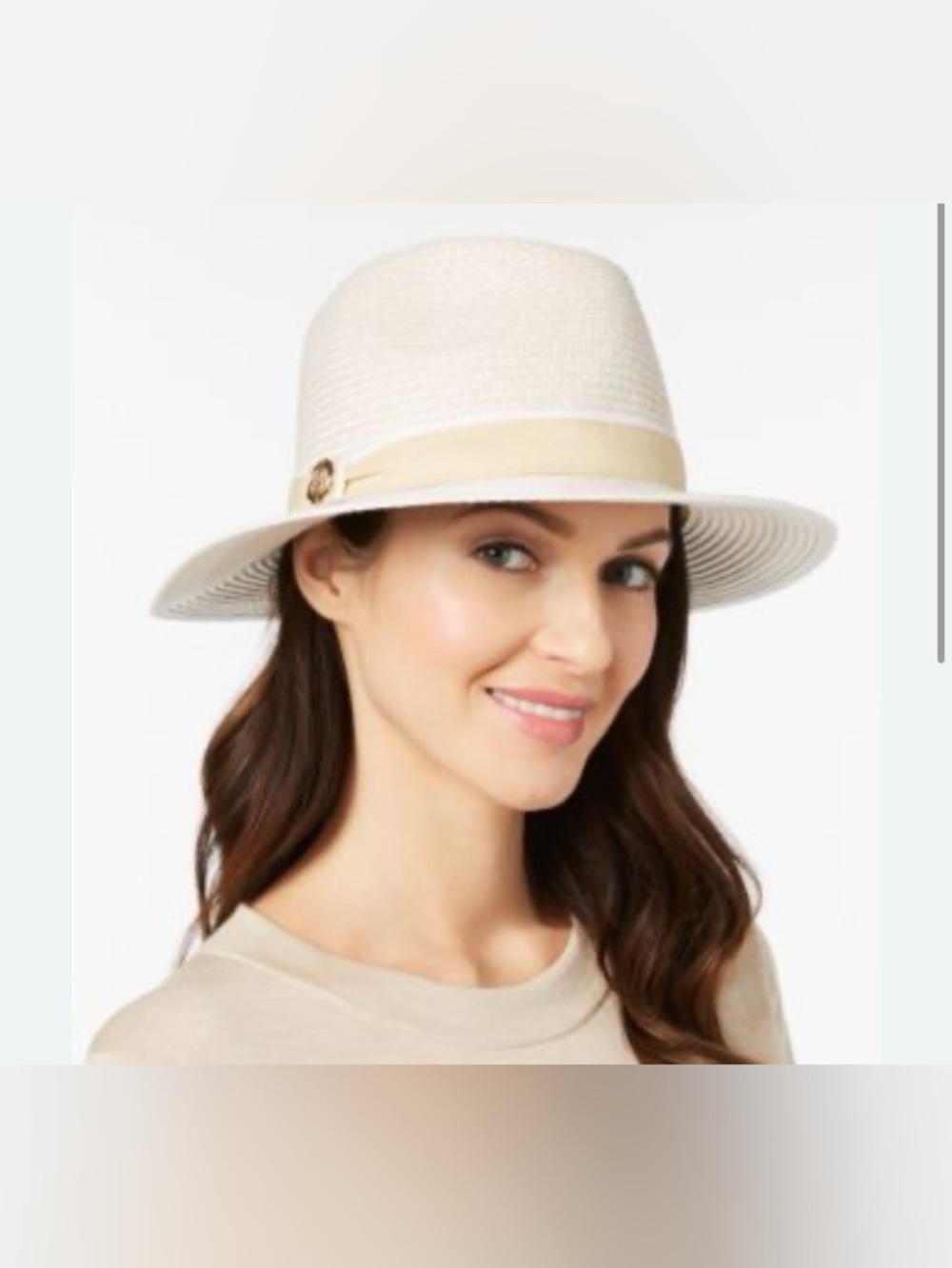 Vince Camuto | Tweed Panama Hat
